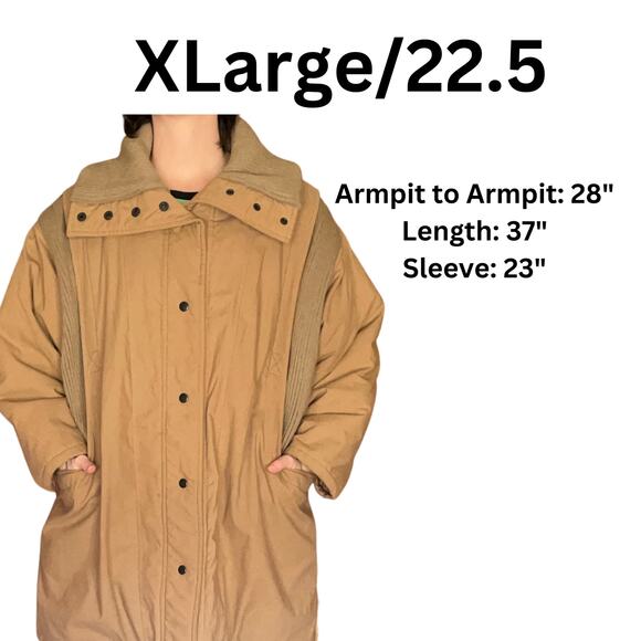 Vintage YR Women's Winter Coat - Grunge Oversize - Size XL/22.5 - Good Condition - Picture 7 of 10